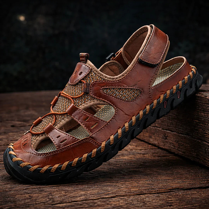 Sandales Homme en Cuir Confortables