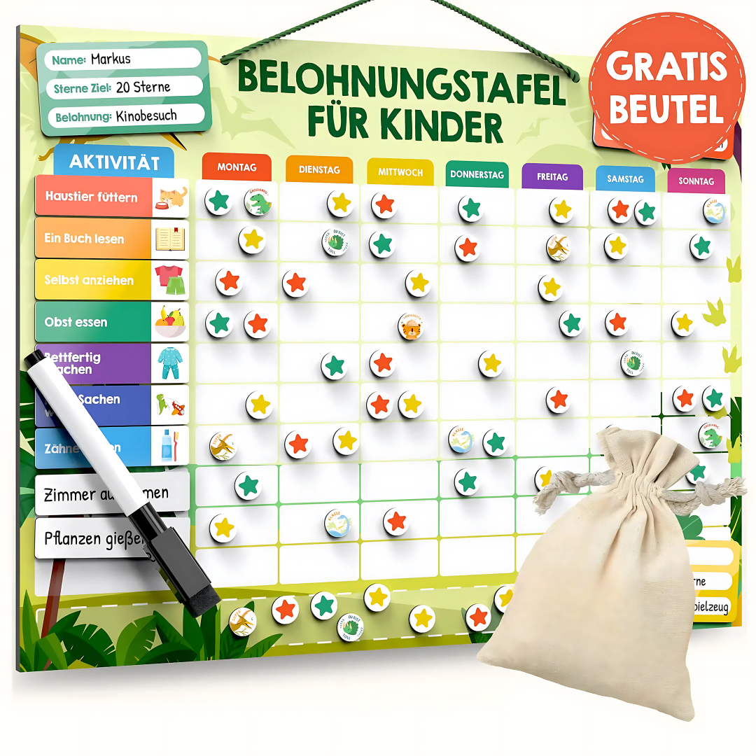 Belohnungstafel Kinder