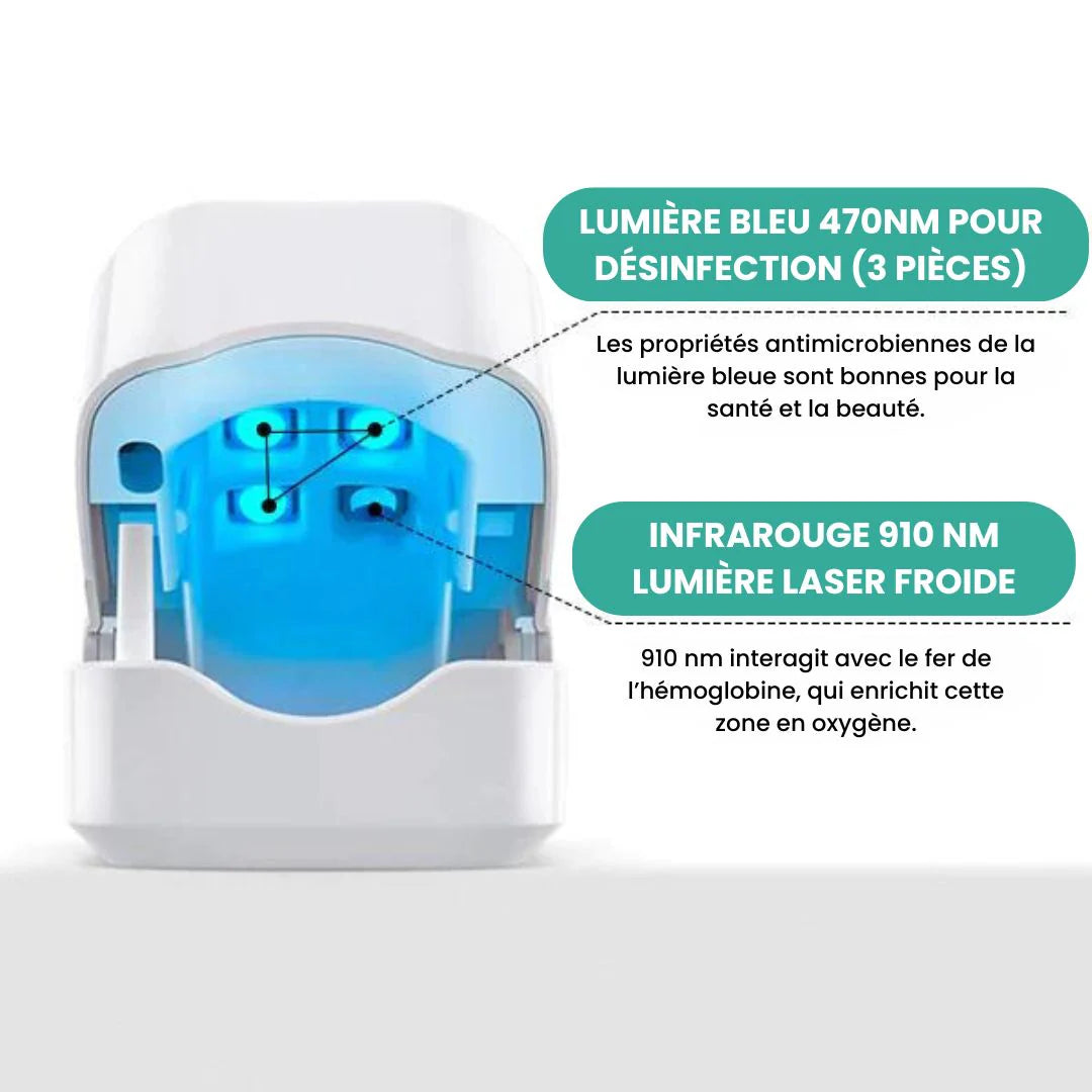 Lichtbehandlung für beschädigte Nägel