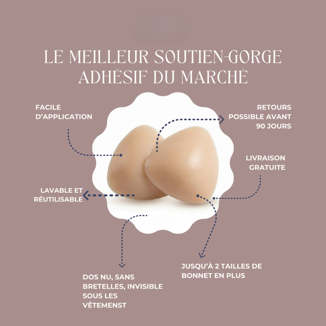Soutien-gorge adhésif invisible