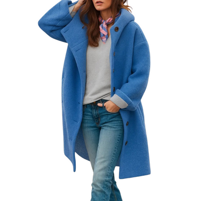 Manteau mi-long chaud et élégant