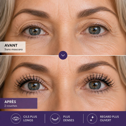 Volumen-Mascara für reife Wimpern