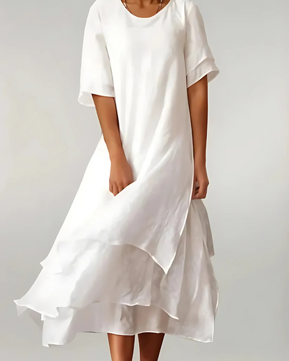 Isilde – Robe longue élégante en coton
