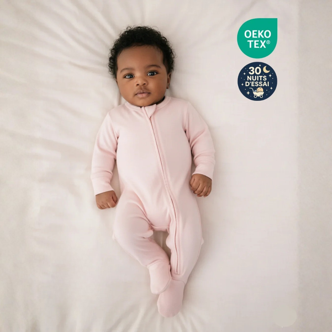 Pyjama bébé en bambou évolutif doux et confortable