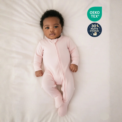 Pyjama bébé en bambou évolutif doux et confortable