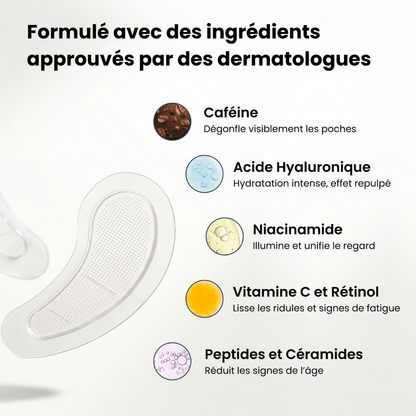 Anti-Augenringe-Patches mit Mikronadeln