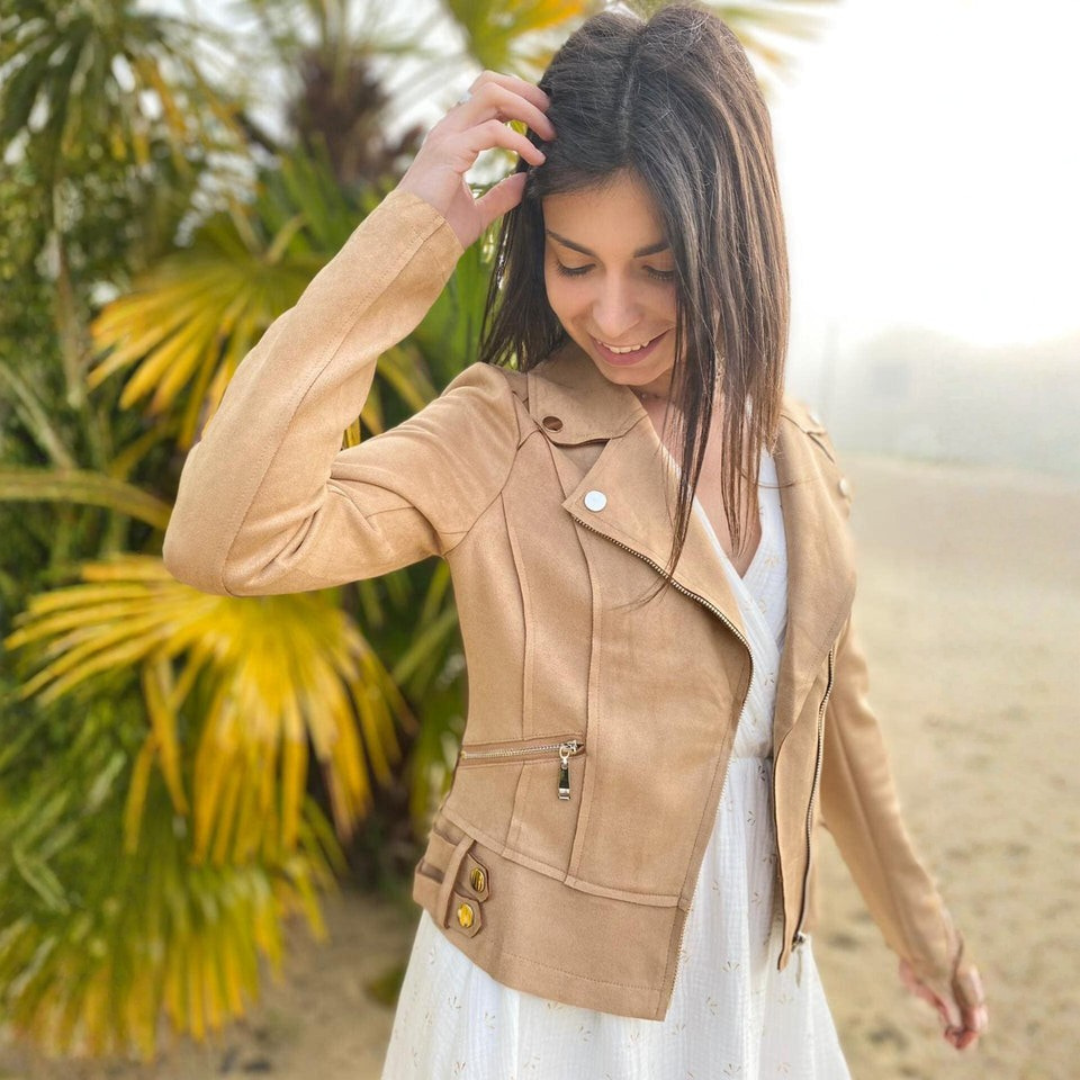 Weiche Lederjacke für Damen