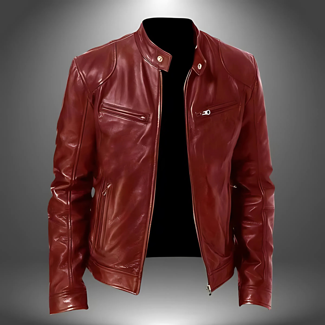 Veste en Cuir Artisanal Homme