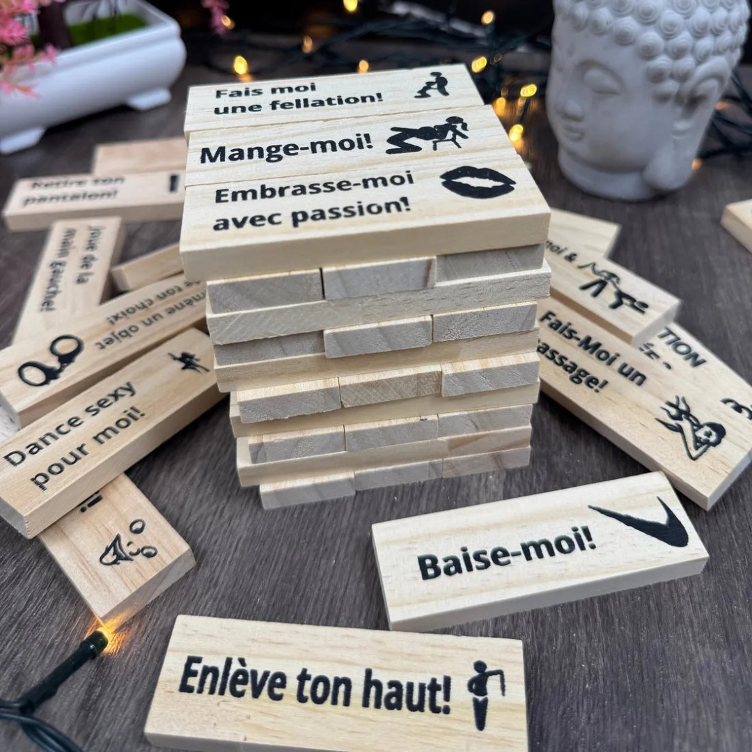 Jeu de blocs défis pour couples