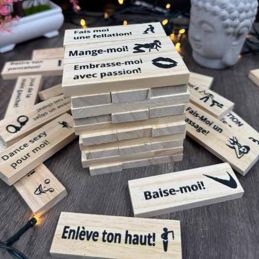 Jeu de blocs défis pour couples