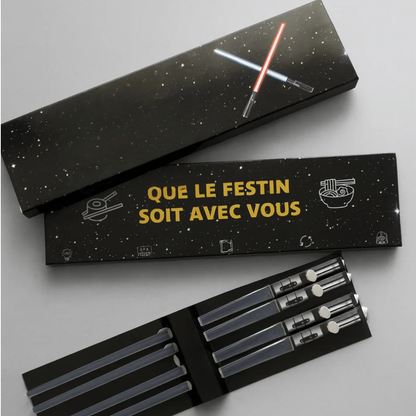 Baguettes LED pour Sushi – Édition Sabres Laser