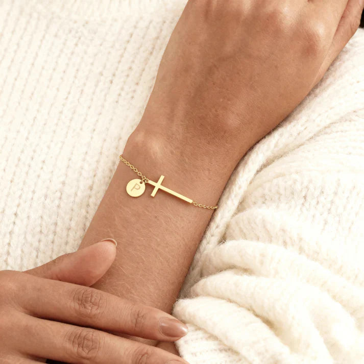 Bracelet Personnalisé Croix