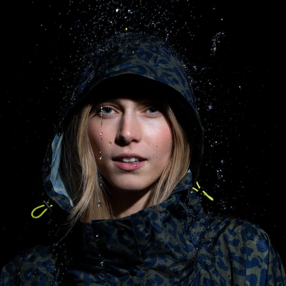 Imperméable long à capuche