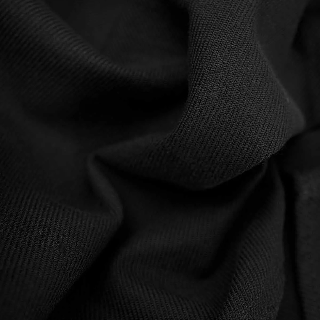 Schwarzes Flanellhemd Herren