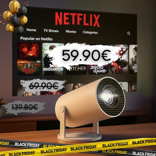 Kabelloser 4K-Miniprojektor – Kinoerlebnis zu Hause