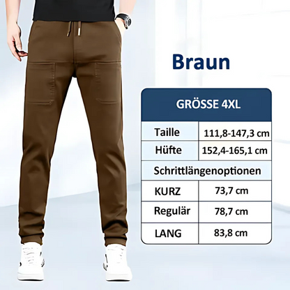 Multifunktionale Herren-Hose mit sportlich-elegantem Schnitt