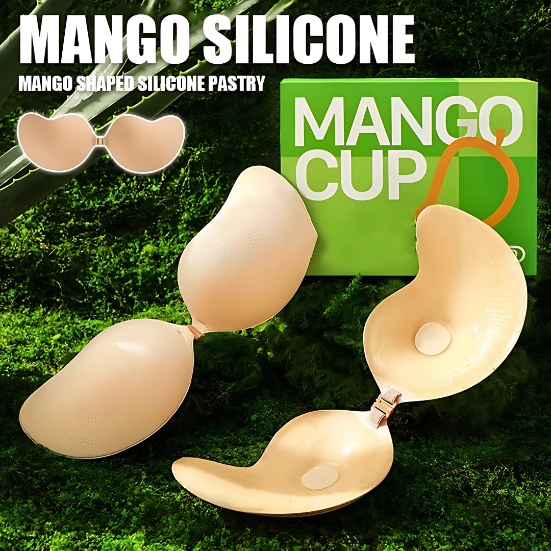 Coussinets poitrine en silicone en forme de mangue