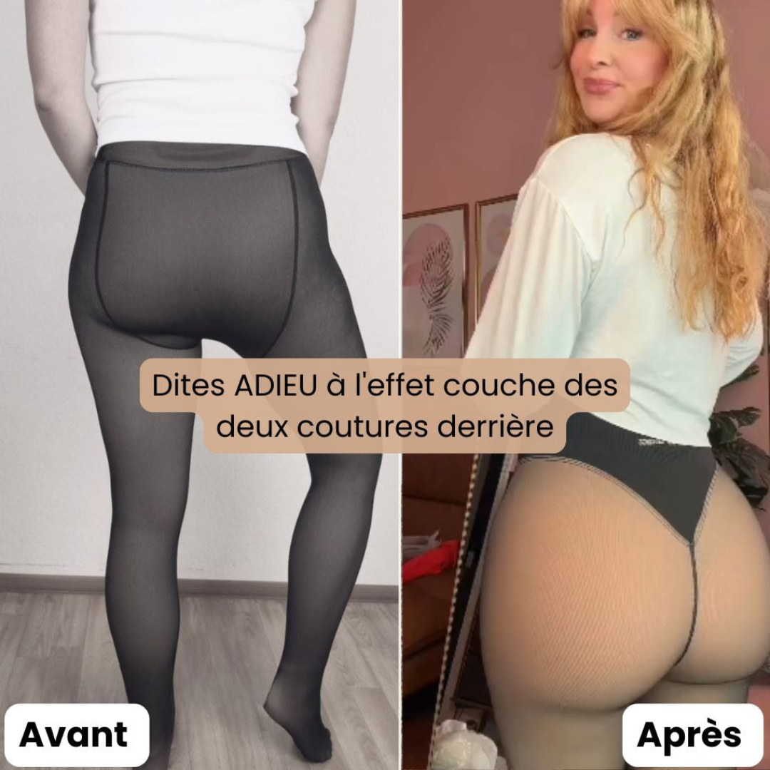 4-in-1-Fleece-Strumpfhose mit formender Wirkung