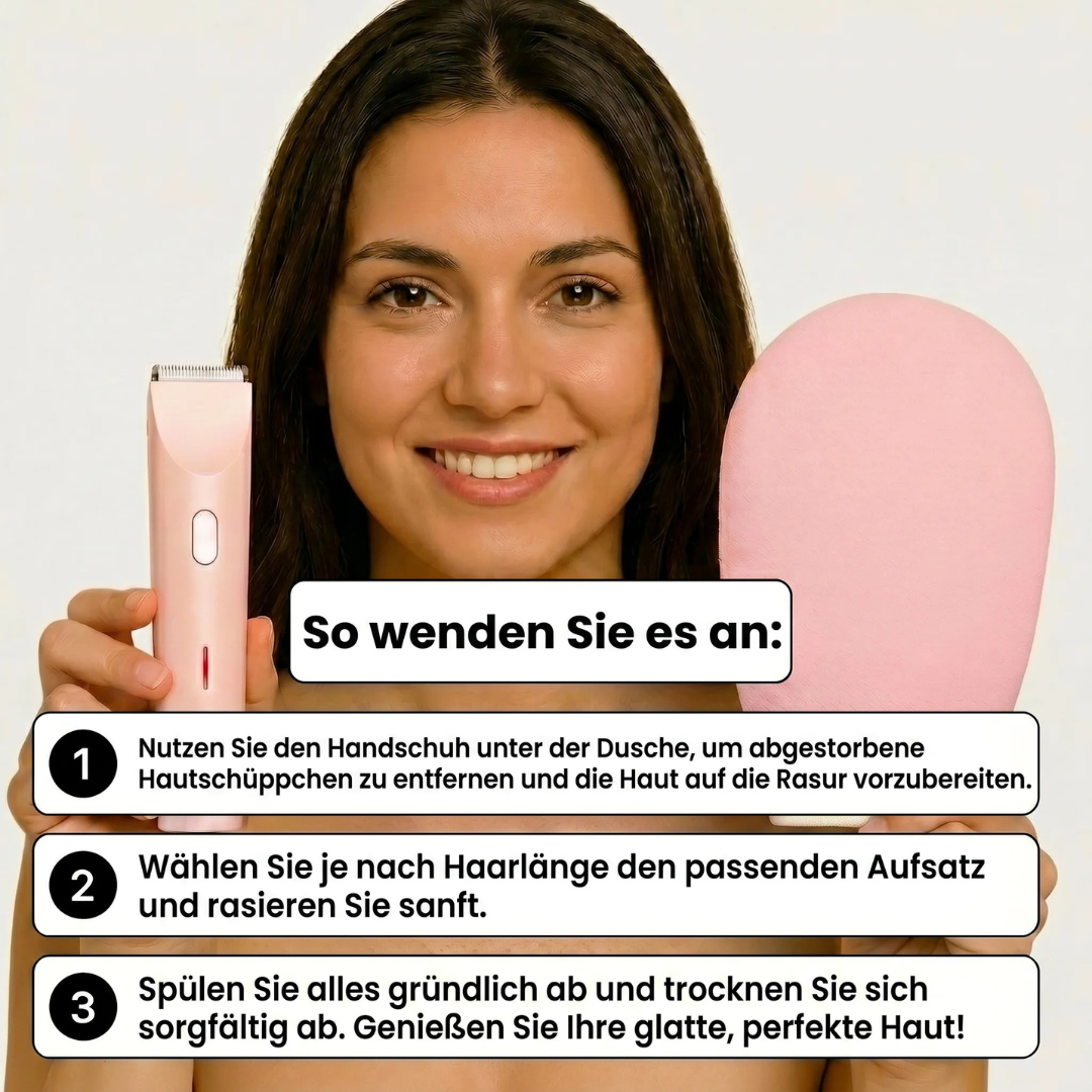 2-in-1-Elektro-Körpertrimmer
