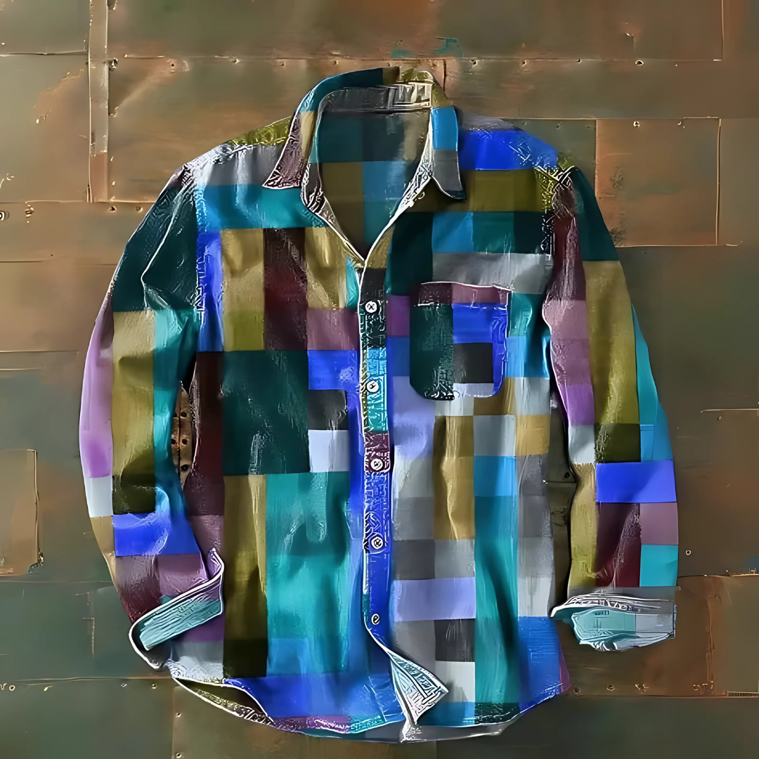 Chemise multicolore homme