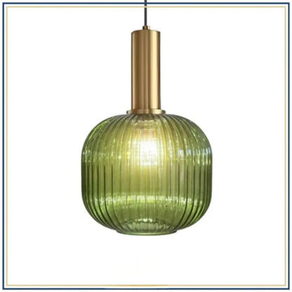 Lampadaire décoratif en verre texturé