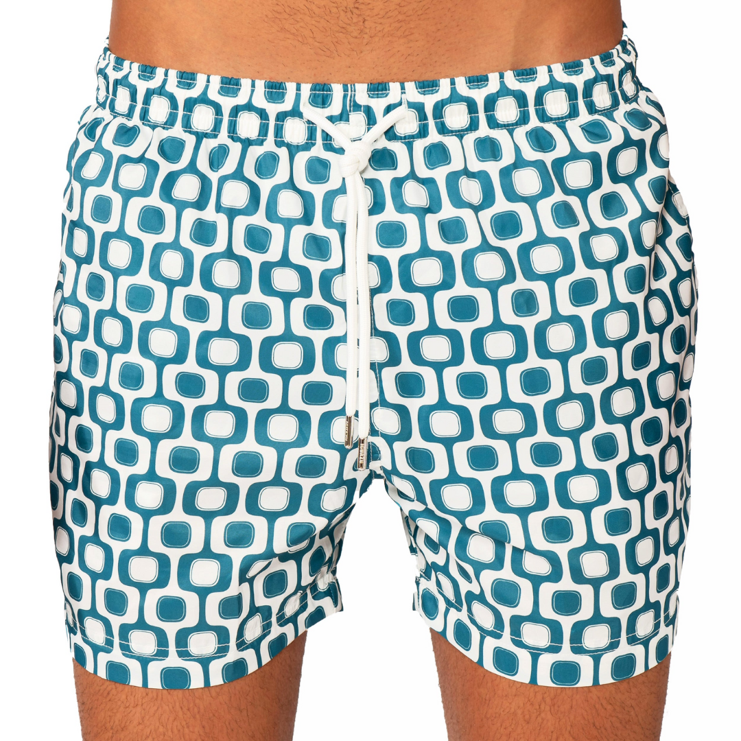 Short de bain homme à imprimé