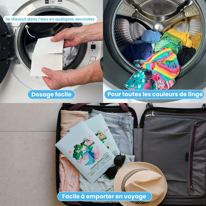 Feuilles de lessive écologiques