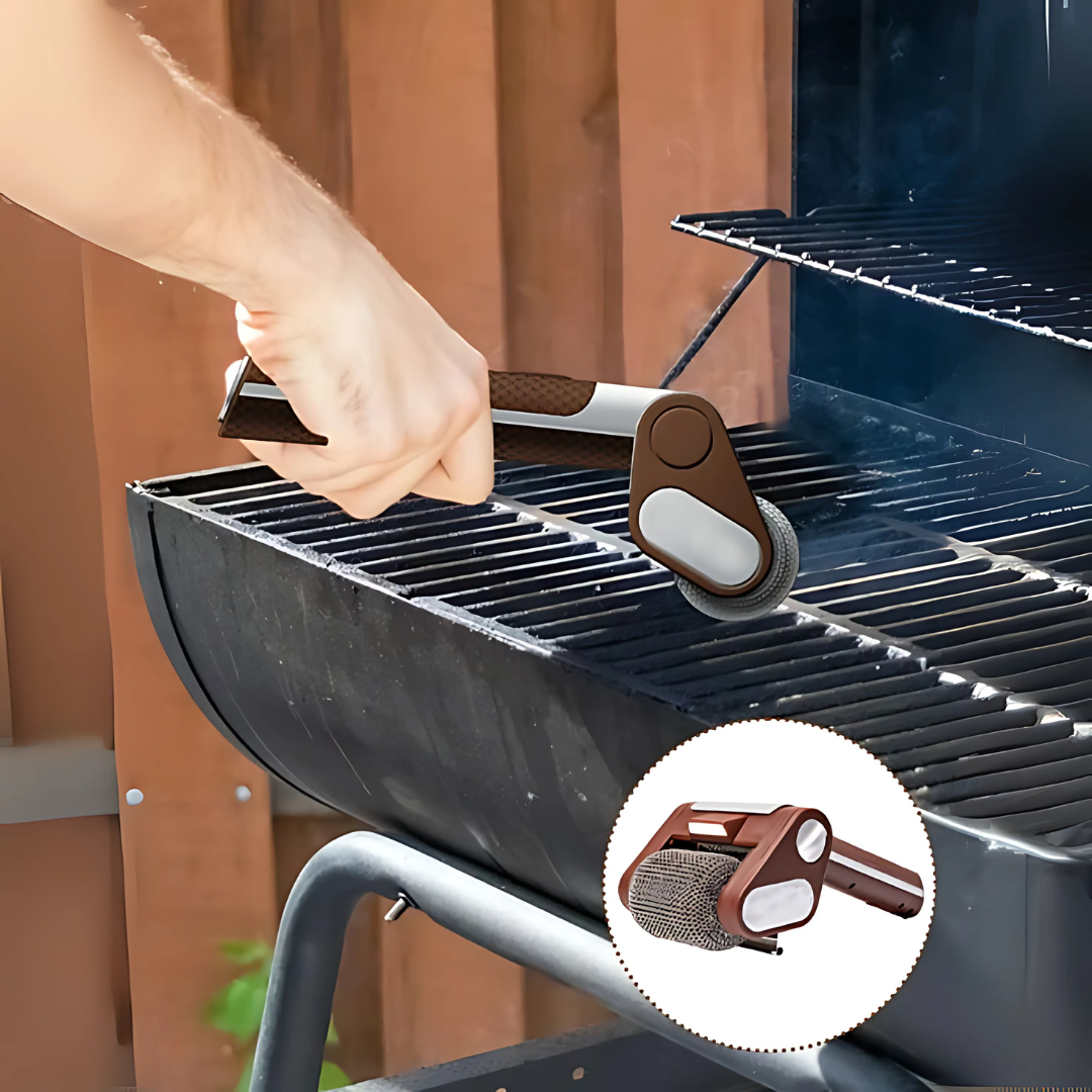 Grillbürste mit Ölbehälter – 2-in-1 für Reinigung & Pflege