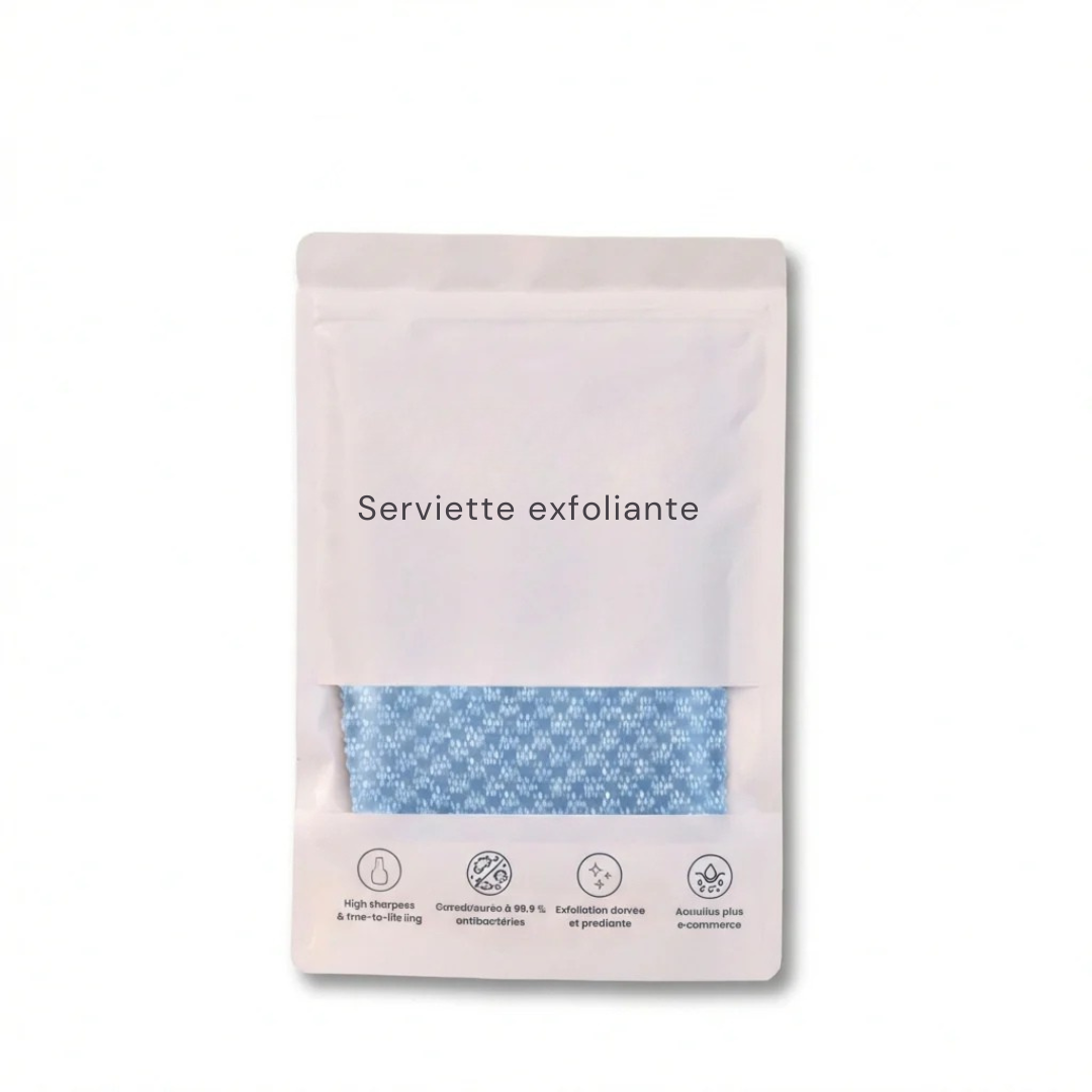 Serviette exfoliante douce
