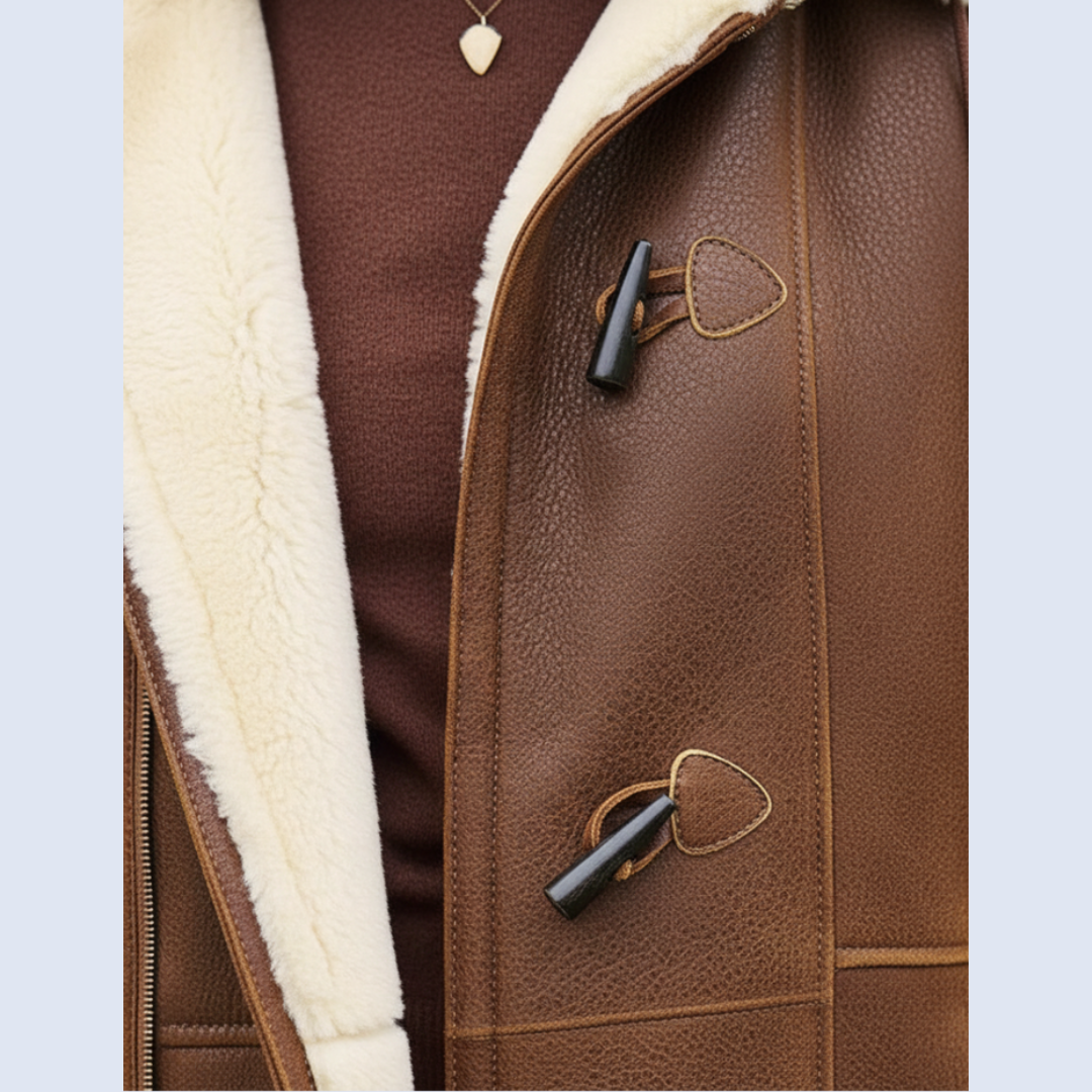 Manteau d’Hiver Long Doublé Chaud et Élégant