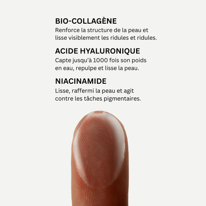 Bio-Gesichtsmaske mit Kollagen