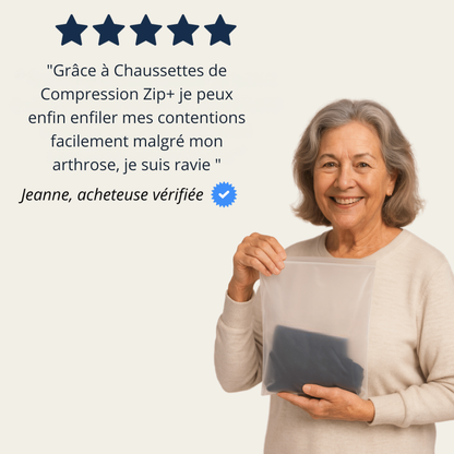 Kompressionsstrümpfe Zip+