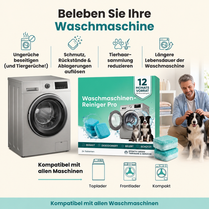 Wirksamer Waschmaschinenreiniger