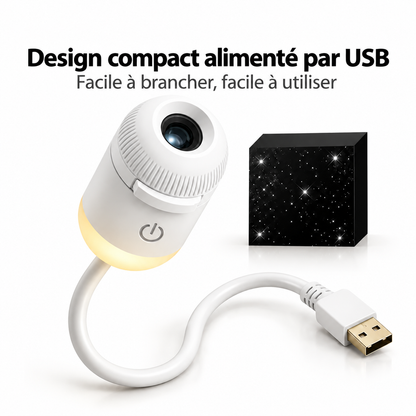 LED-Galaxie-Scheinwerfer mit sanftem Nachtlicht
