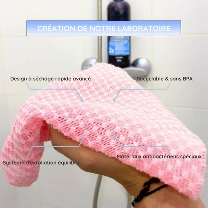 Serviette Exfoliante pour Douche