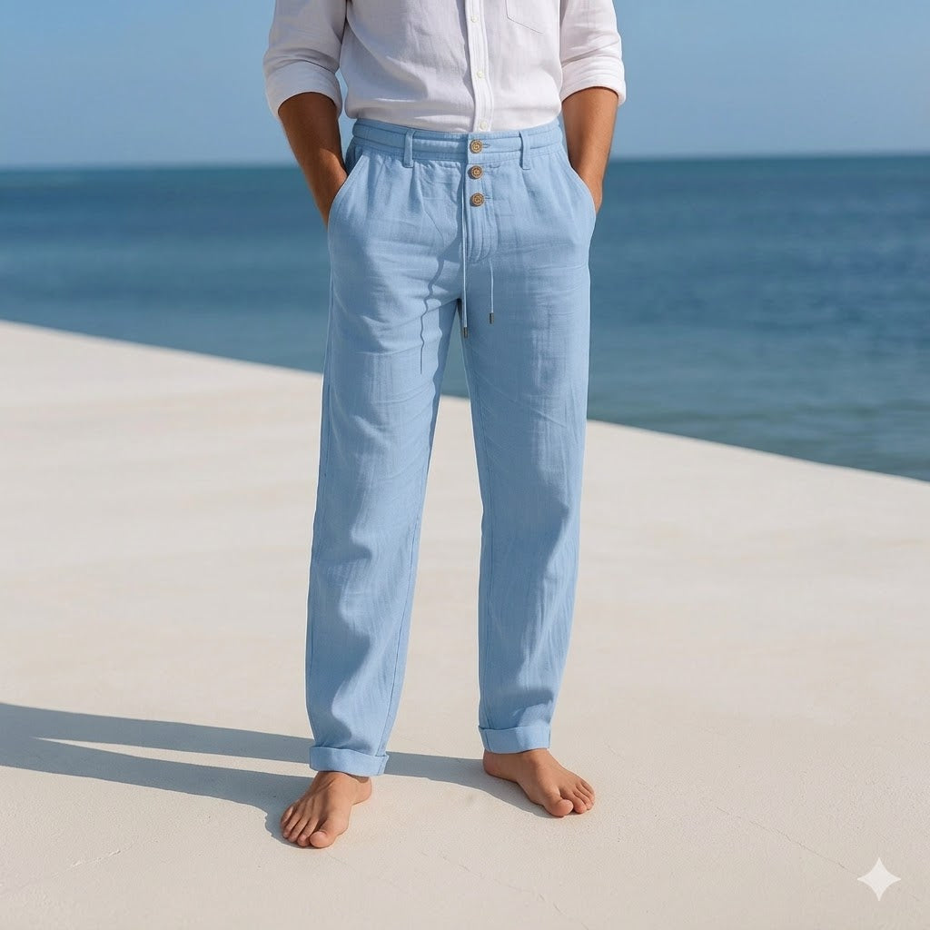 Leichte Leinenhose für Herren