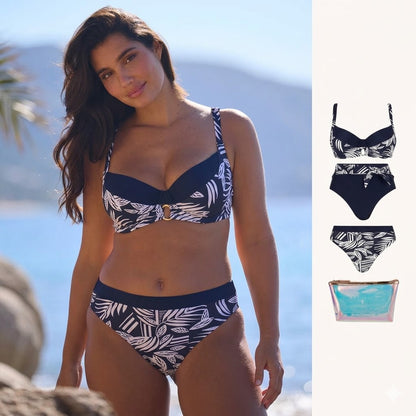 Maillot de bain 2 pièces avec pochette