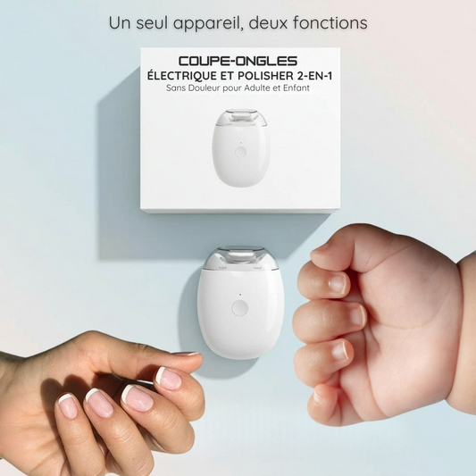 Coupe-Ongles Électrique Sans Douleur Pour Enfants et Adultes