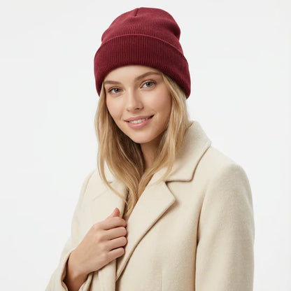 Bonnet avec doublure en maille satinée pour cheveux soyeux et anti-frisottis