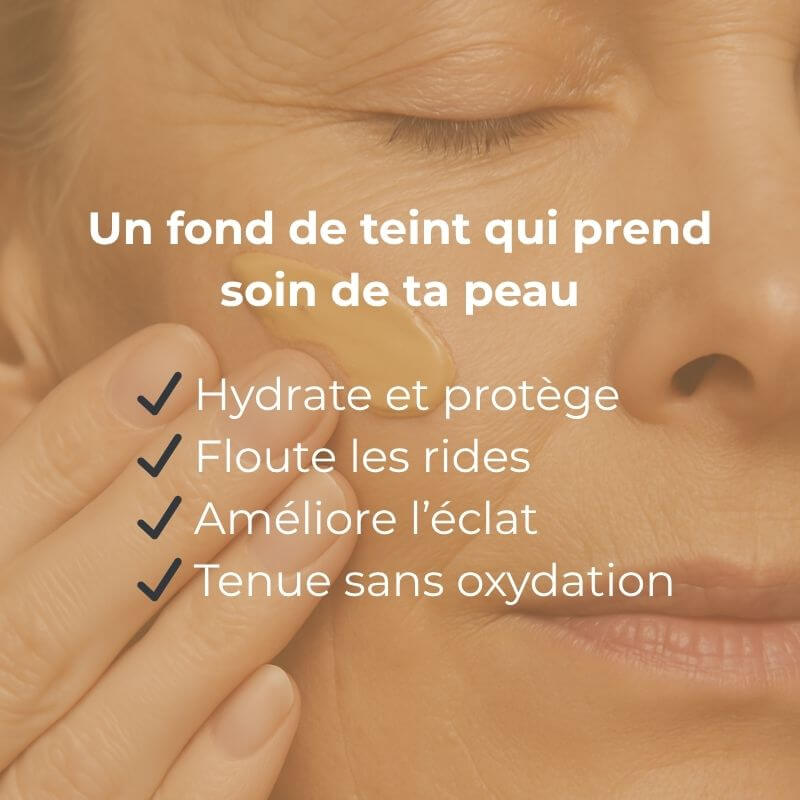 Fond de Teint Adaptatif Effet Peau Lisse
