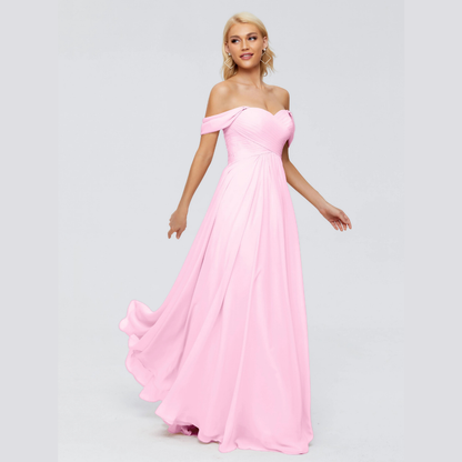 Robe de Demoiselle d'Honneur Élégante à Bretelles