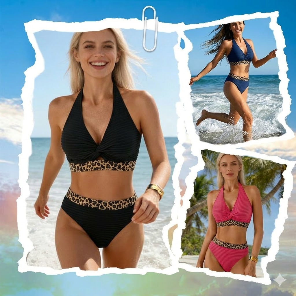 Bikini mit Leopardenmuster