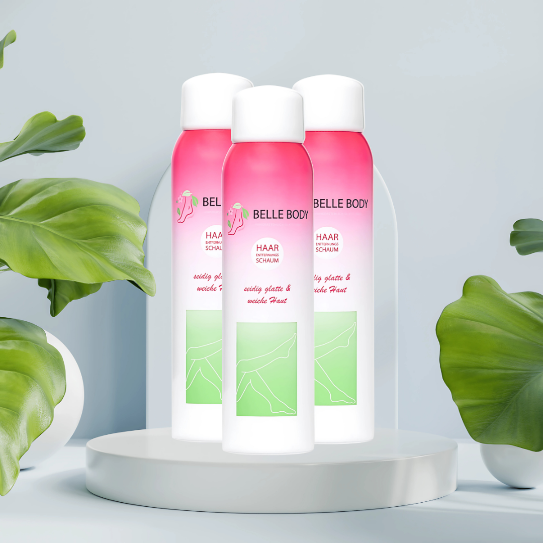 Mousse douce pour l'épilation