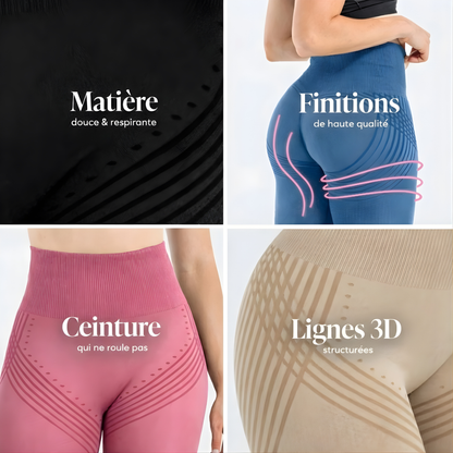 Legging 3D Sculptant et Affinant