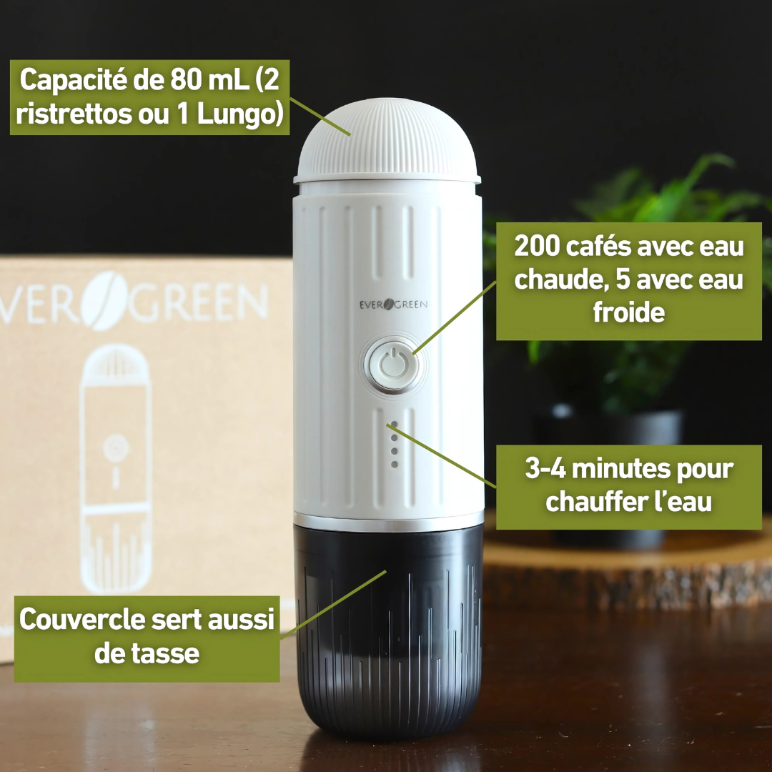 Cafetière portable manuelle