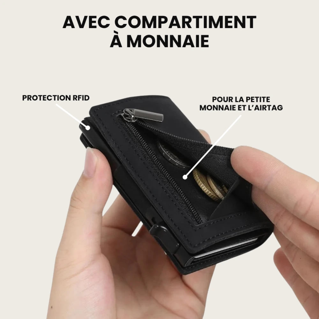 Kompakte, RFID-sichere Geldbörse