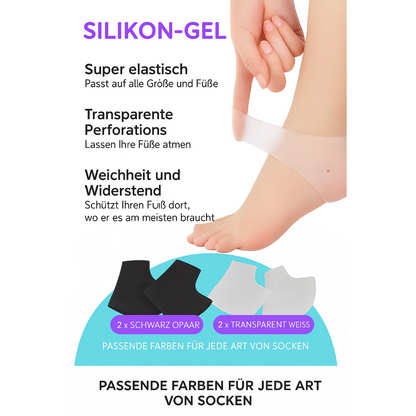 Protecteurs de talons en silicone avec coussin d’air