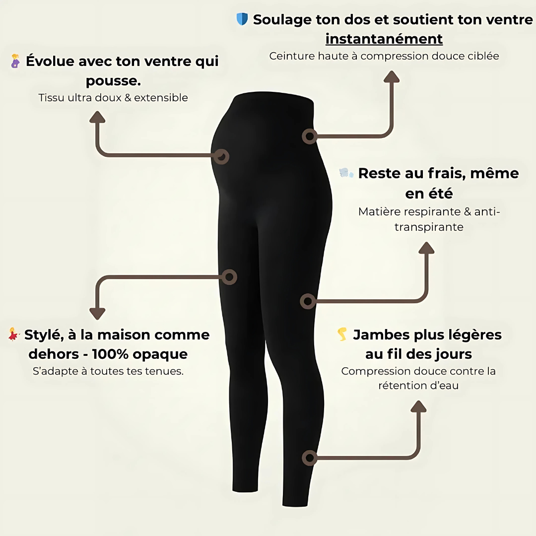 Legging de maternité confortable
