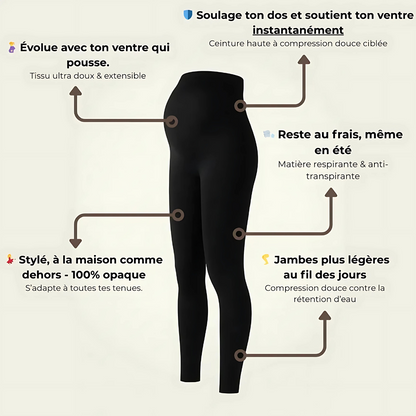 Legging de maternité confortable