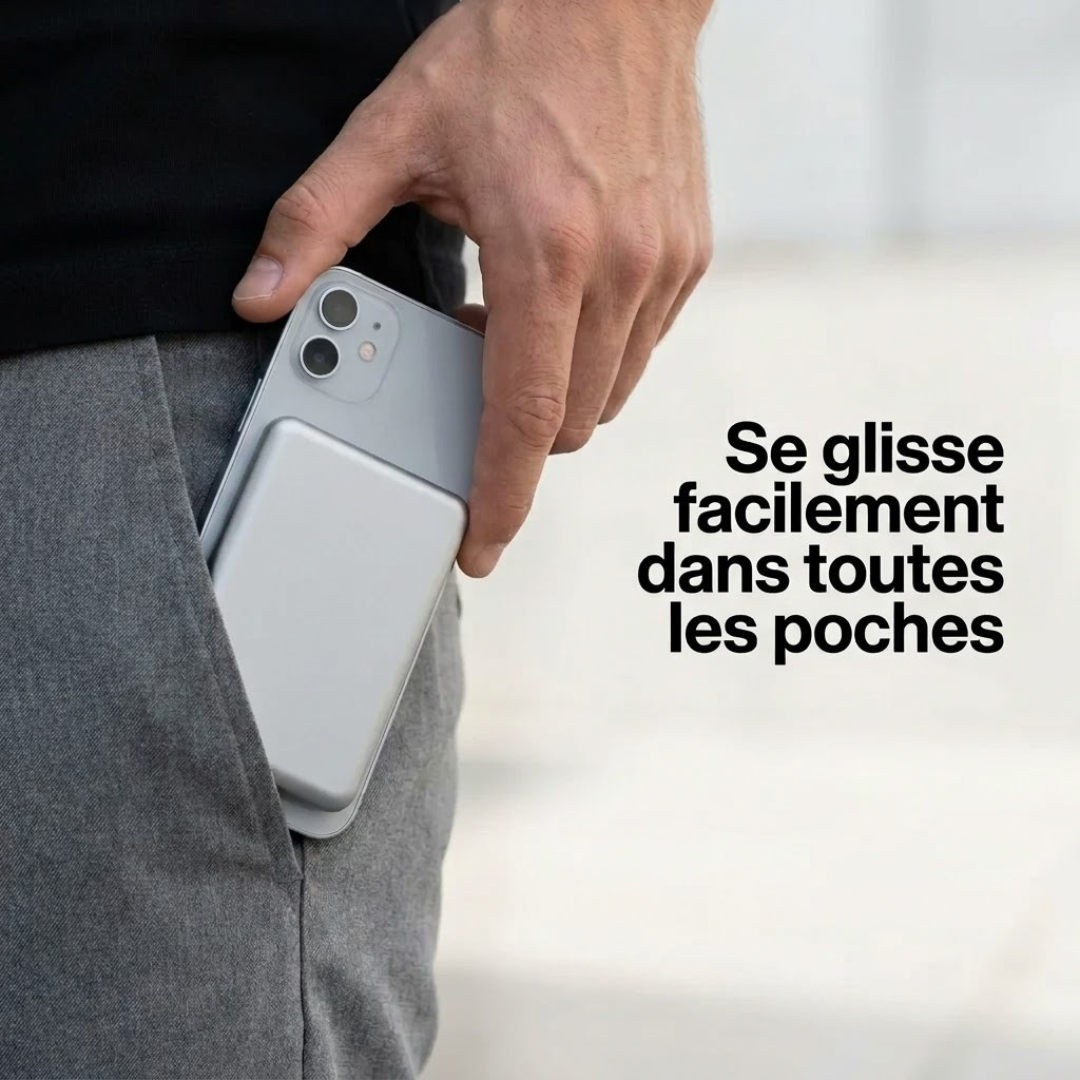 Ultrakompakte externe Mini-Powerbank